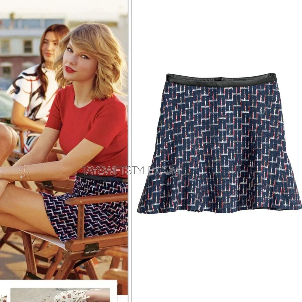 H&M jacquard weave skirt ASO Taylor Swift - Picture 1 of 9